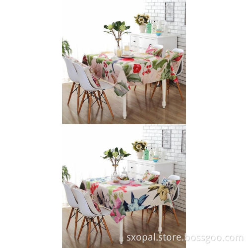 Printed Tablecloth For Home Textiles